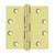 Deltana DSB45NB 4-1/2 x 4-1/2 Square Hinges, Ball Bearings