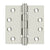 Deltana DSB4B 4 x 4 Square Hinges, Ball Bearings