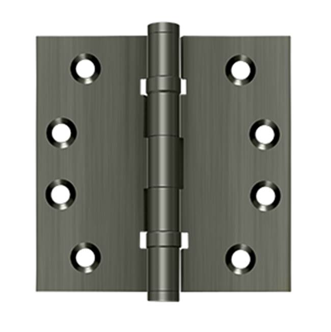 Deltana DSB4B 4 x 4 Square Hinges, Ball Bearings
