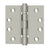 Deltana DSB4B 4 x 4 Square Hinges, Ball Bearings