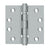 Deltana DSB4B 4 x 4 Square Hinges, Ball Bearings