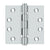 Deltana DSB4B 4 x 4 Square Hinges, Ball Bearings