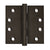 Deltana DSB4N 4 x 4 Square Hinges