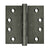 Deltana DSB4N 4 x 4 Square Hinges