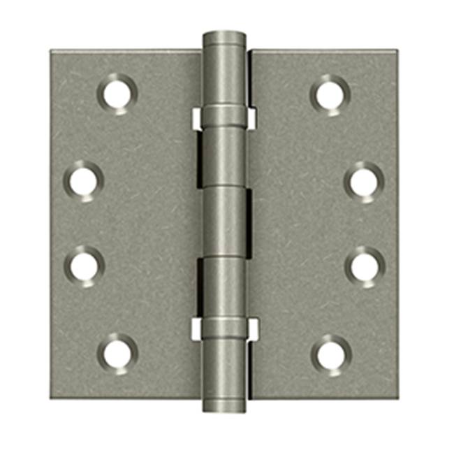 Deltana DSB4NB 4 x 4 Square Hinges, Ball Bearings