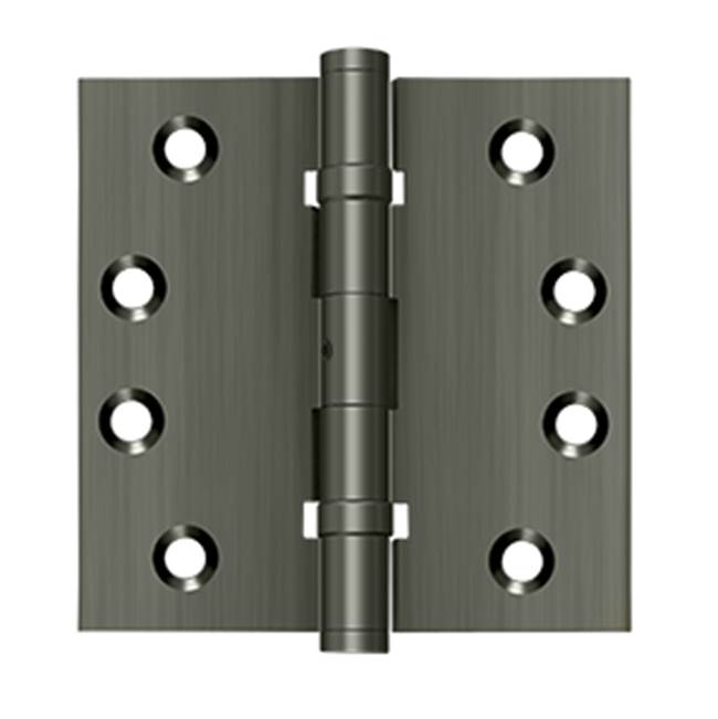 Deltana DSB4NB 4 x 4 Square Hinges, Ball Bearings