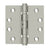 Deltana DSB4NB 4 x 4 Square Hinges, Ball Bearings