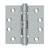 Deltana DSB4NB 4 x 4 Square Hinges, Ball Bearings
