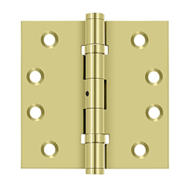 Deltana DSB4NB 4 x 4 Square Hinges, Ball Bearings