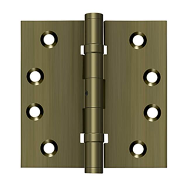 Deltana DSB4NB 4 x 4 Square Hinges, Ball Bearings