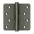 Deltana DSB4R4RZ 4 x 4 x 1/4 Radius Hinges / Zig-Zag