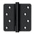 Deltana DSB4R4RZ 4 x 4 x 1/4 Radius Hinges / Zig-Zag
