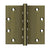 Deltana DSB55NB 5 x 5 Square Hinges, Ball Bearings
