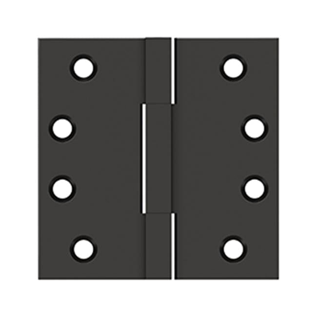 Deltana DSBS4 4x 4 Square Knuckle Hinges, Solid Brass - Parent