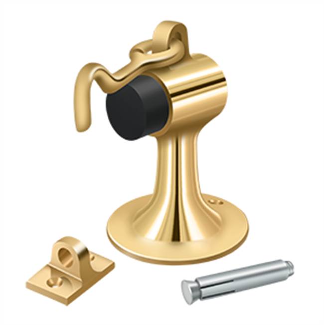 Deltana DSF444 Cement Floor Mount Bumper With  Holder, Solid Brass - Parent