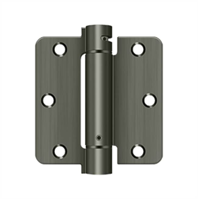 Deltana DSH35R4 3-1/2 x 3-1/2 x 1/4 Spring Hinge