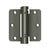 Deltana DSH35R4 3-1/2 x 3-1/2 x 1/4 Spring Hinge
