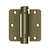 Deltana DSH35R4 3-1/2 x 3-1/2 x 1/4 Spring Hinge
