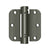 Deltana DSH35R5 3-1/2 x 3-1/2 x 5/8 Spring Hinge