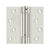 Deltana DSH44U 4 x 4 Spring Hinge, UL Listed