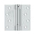 Deltana DSH44U 4 x 4 Spring Hinge, UL Listed