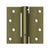 Deltana DSH44U 4 x 4 Spring Hinge, UL Listed