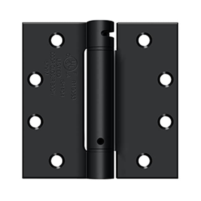 Deltana DSH45U 4-1/2 x 4-1/2 Spring Hinge, UL Listed