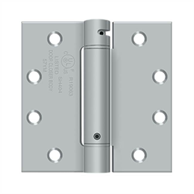 Deltana DSH45U 4-1/2 x 4-1/2 Spring Hinge, UL Listed