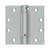Deltana DSH45U 4-1/2 x 4-1/2 Spring Hinge, UL Listed