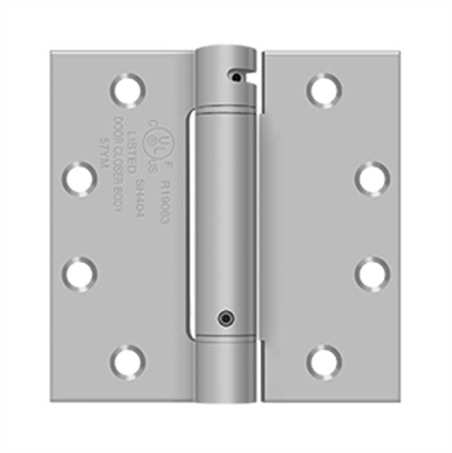 Deltana DSH45U 4-1/2 x 4-1/2 Spring Hinge, UL Listed