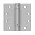 Deltana DSH45U 4-1/2 x 4-1/2 Spring Hinge, UL Listed