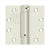 Deltana DSH45U 4-1/2 x 4-1/2 Spring Hinge, UL Listed