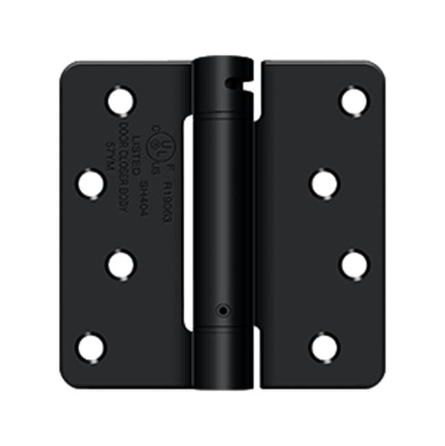 Deltana DSH4R4 4 x 4 x 1/4 Spring Hinge, UL Listed