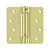 Deltana DSH4R4 4 x 4 x 1/4 Spring Hinge, UL Listed