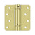 Deltana DSH4R4 4 x 4 x 1/4 Spring Hinge, UL Listed