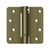 Deltana DSH4R4 4 x 4 x 1/4 Spring Hinge, UL Listed