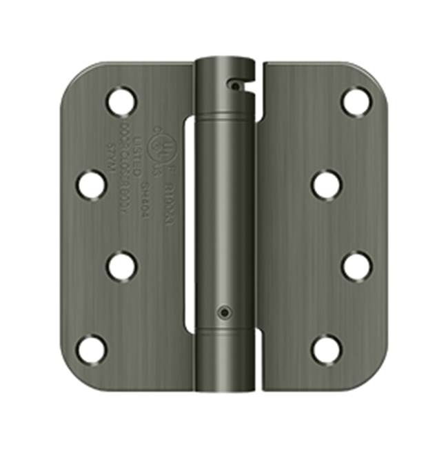 Deltana DSH4R 4 x 4 x 5/8 Spring Hinge, UL Listed
