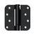 Deltana DSH4R 4 x 4 x 5/8 Spring Hinge, UL Listed