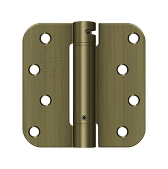Deltana DSH4R 4 x 4 x 5/8 Spring Hinge, UL Listed