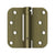 Deltana DSH4R 4 x 4 x 5/8 Spring Hinge, UL Listed