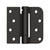Deltana DSH4SR5RH 4 x 4 x 5/8 x SQ Spring Hinge, UL Listed - Parent