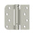 Deltana DSH4SR5LH 4 x 4 x 5/8 x SQ Spring Hinge, UL Listed