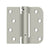 Deltana DSH4SR5RH 4 x 4 x 5/8 x SQ Spring Hinge, UL Listed