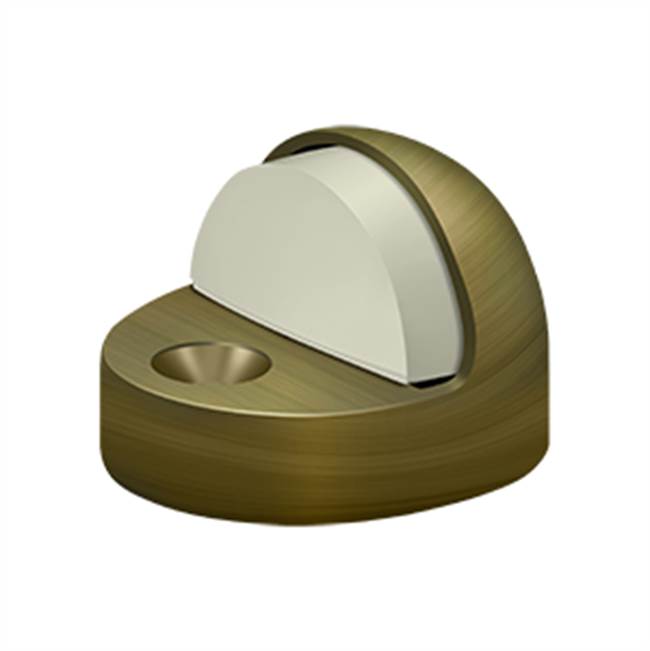 Deltana DSHP916 Dome Stop High Profile, Solid Brass