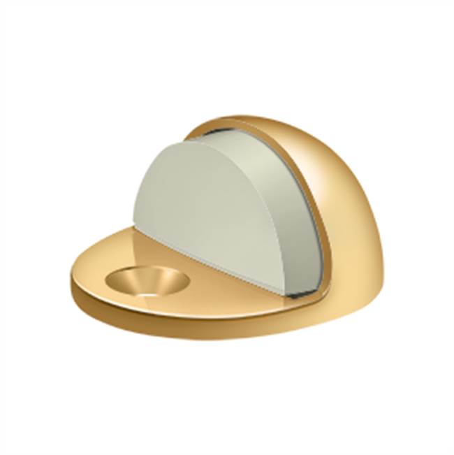 Deltana DSLP316 Dome Stop Low Profile, Solid Brass - Parent