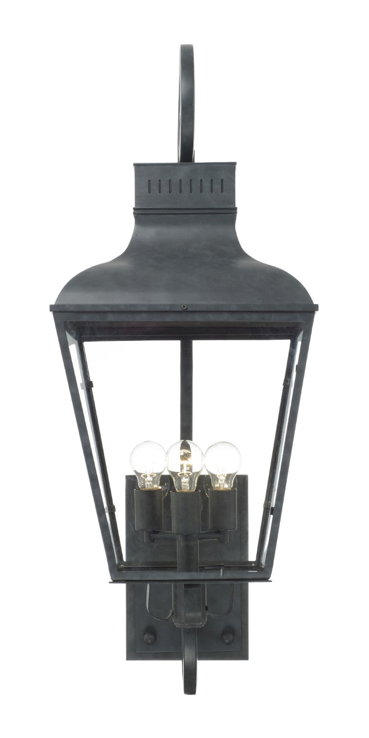 Crystorama DUM-9803-GE Dumont 3 Light Outdoor Wall Mount - Graphite