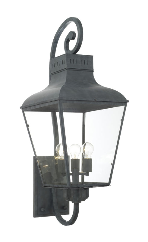 Crystorama DUM-9804-GE Dumont 4 Light Outdoor Wall Mount - Graphite