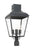 Crystorama DUM-9808-GE Dumont 3 Light Outdoor Lantern Post - Graphite