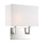 Crystorama DUR-A3542-PN Durham 2 Light Wall Mount - Polished Nickel