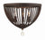 Crystorama DUV-620-FB Duval 3 Light Ceiling Mount - Forged Bronze